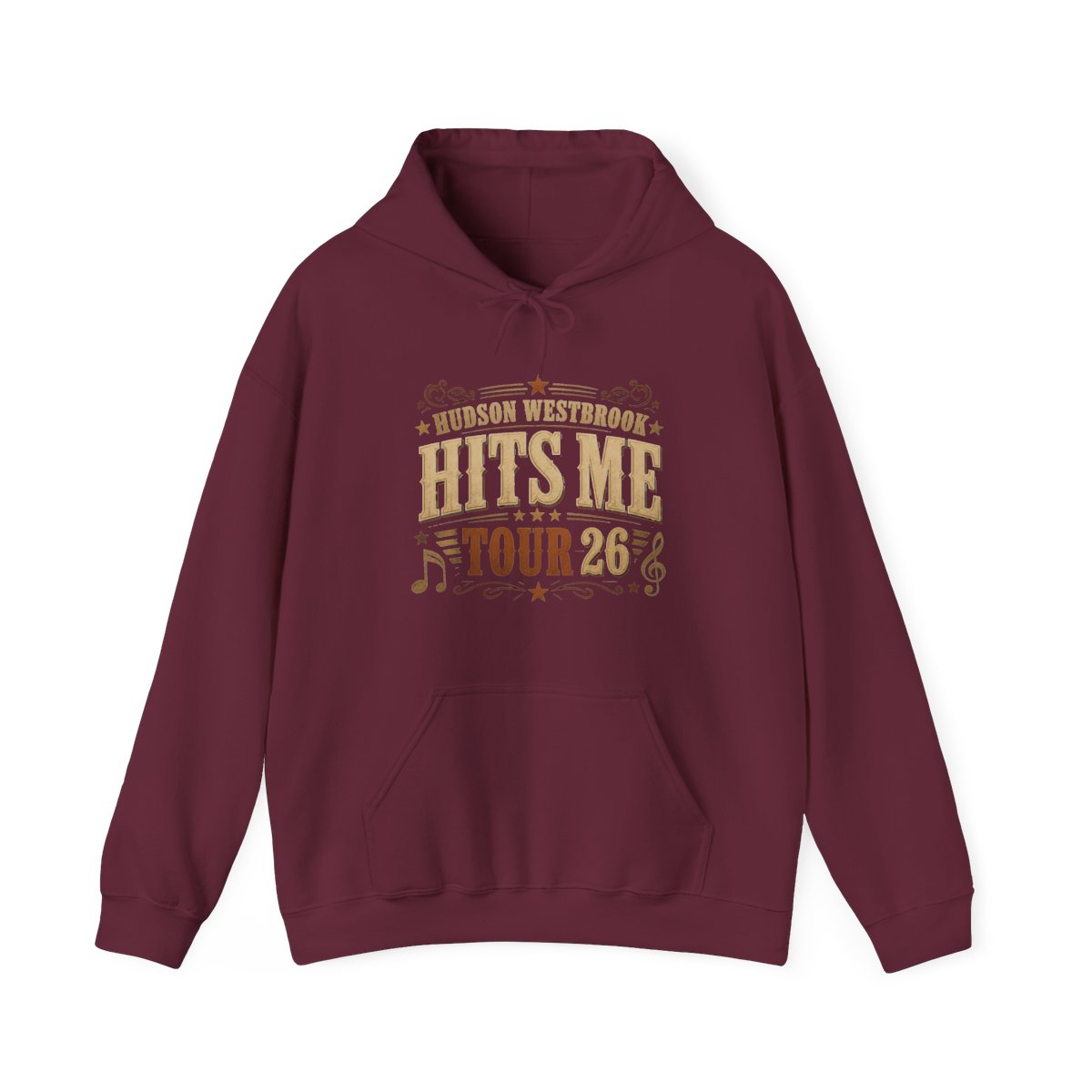Hudson Westbrook Hits Me Tour Signature Shirt & Hoodie - Variant 9 - alternate angle 3, merchandise