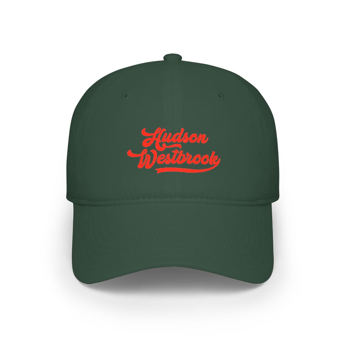 Hudson Westbrook Design - Richardson 256 Rope Cap - BLACK with RED HW - alternate angle 4, merchandise