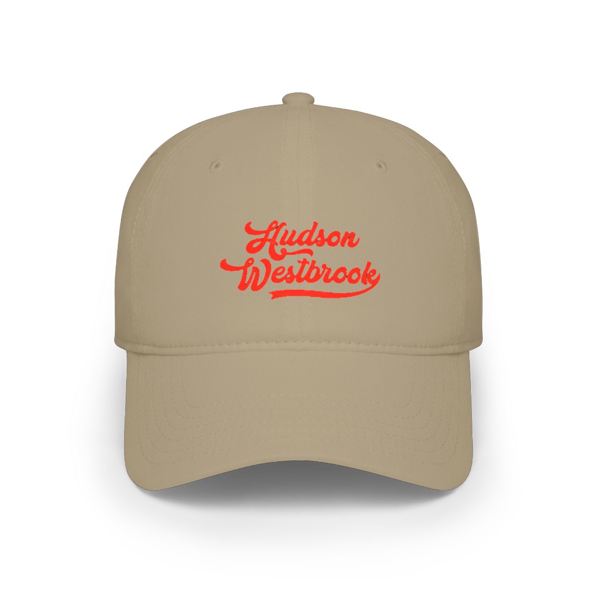 Hudson Westbrook Design - Richardson 256 Rope Cap - BLACK with RED HW - alternate angle 3, merchandise