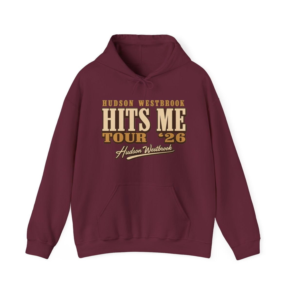 Hudson Westbrook Hits Me Tour 2026 Hoodie - NovusOris Best Merch For Fans - alternate angle 3, merchandise