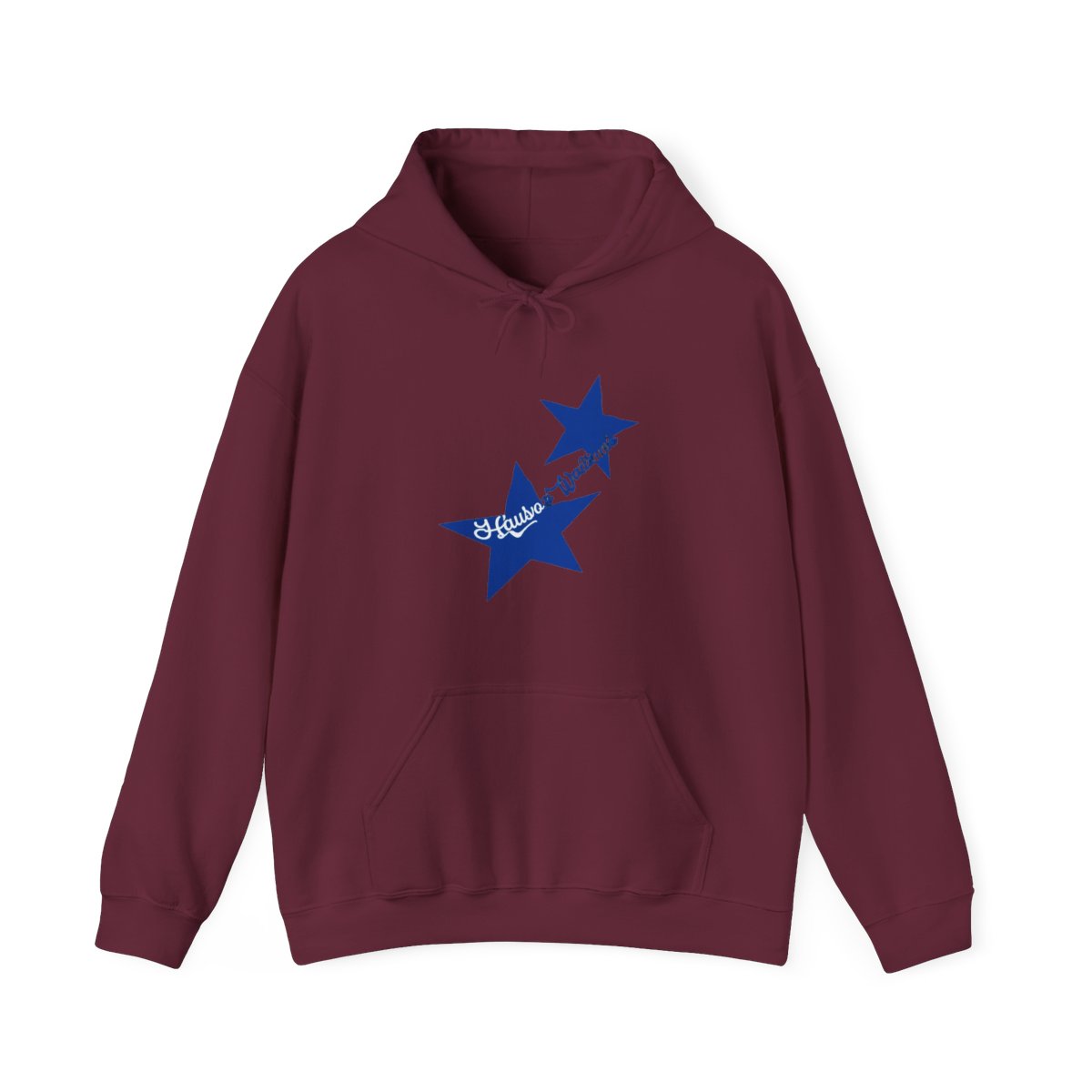 HW Blue Star - Ivory Comfort Colors Hoodie | Hudson Westbrook - alternate angle 3, merchandise